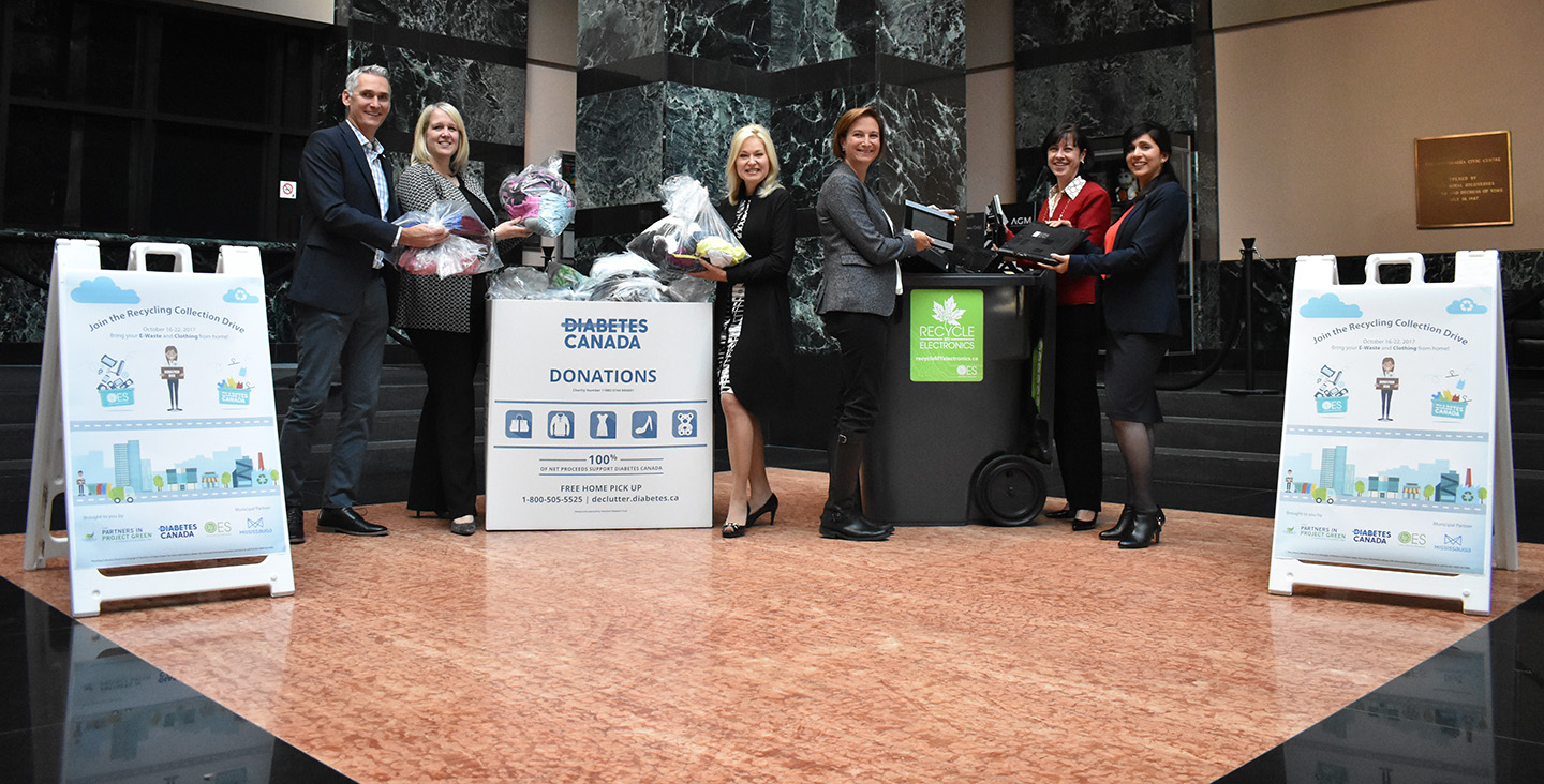 kickoff event for 2018 recycling collection drive
