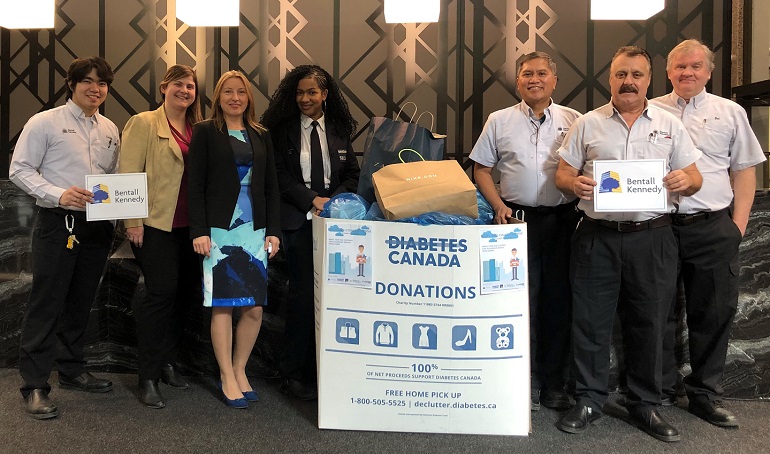 Bentall Kennedy employees take part in Recycling Collection Drive