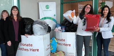 Grand and Toy employees take part in Partners in Project Green Recycling Collection Drive