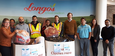 Longos employees take part in Partners in Project Green Recycling Collection Drive