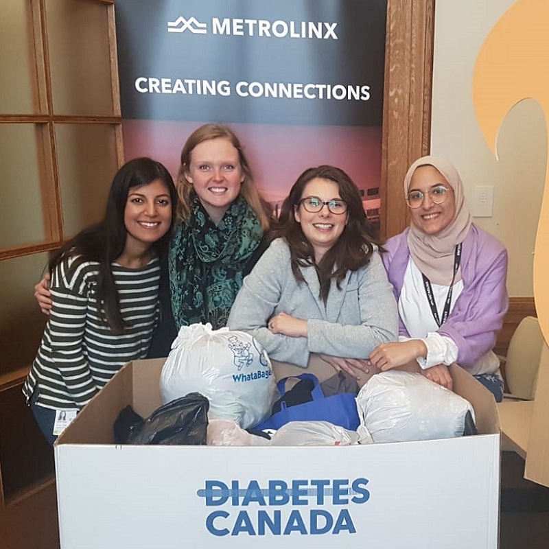 Metrolinx employees participate in Recycling Collection Drive